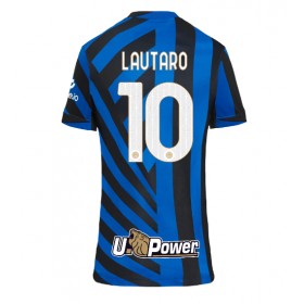 Inter Milan Lautaro Martinez #10 Hemmakläder Dam 2024-25 Kortärmad